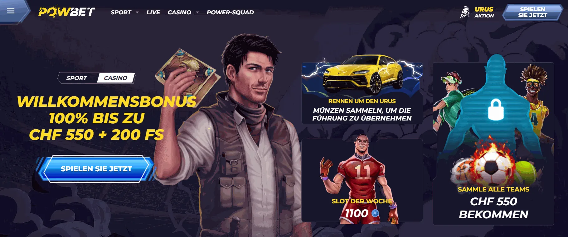 Powbet ausländisches Online Casino